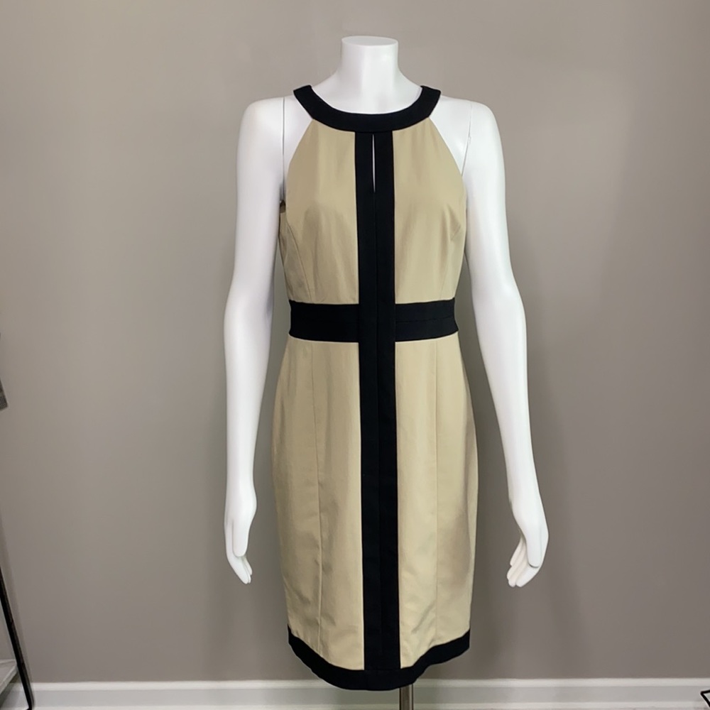 Ann Taylor Color Block Midi Dress